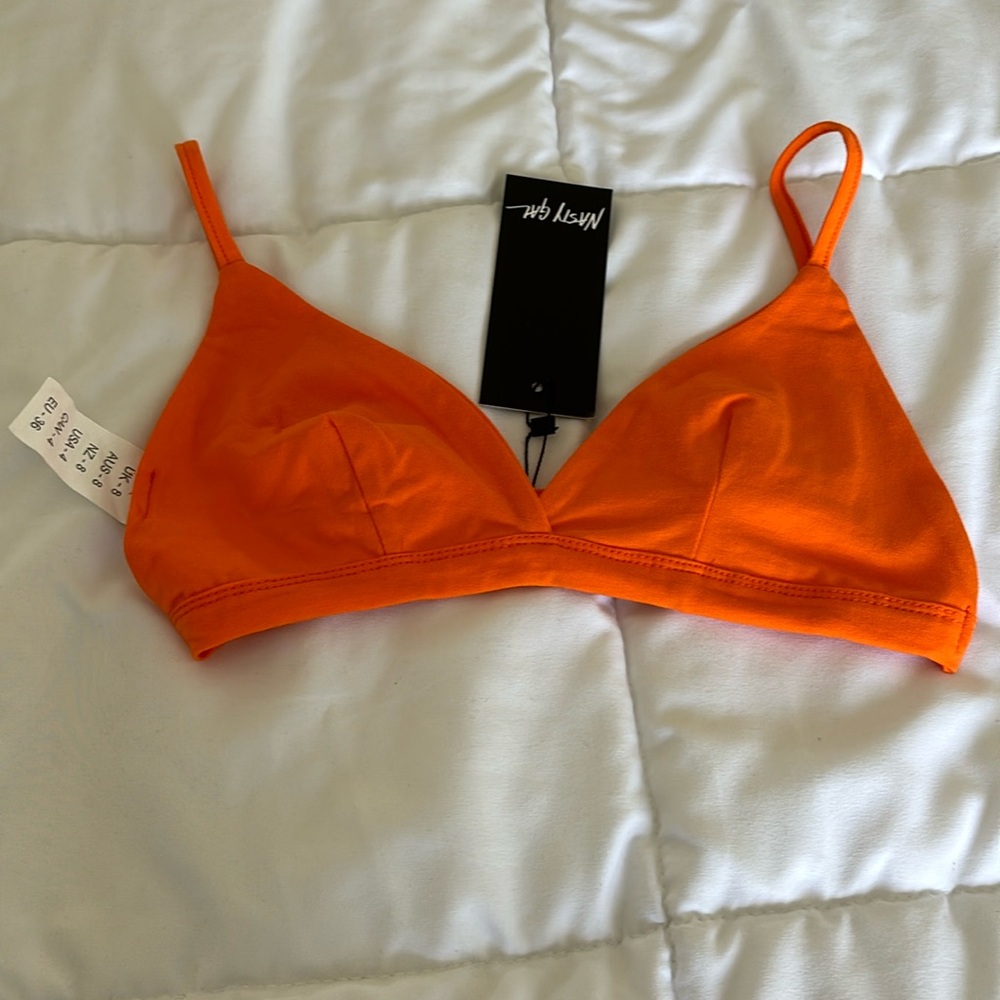 Orange bralette
